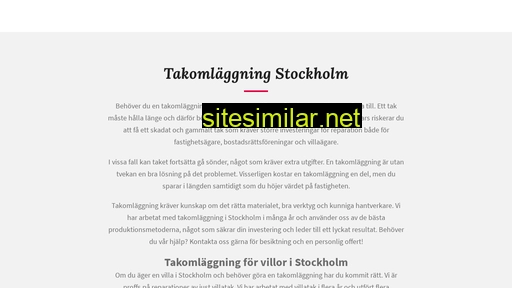 takomläggningstockholm.se alternative sites