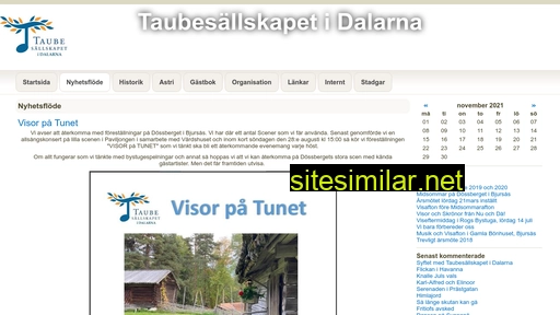 taubesällskapet.se alternative sites