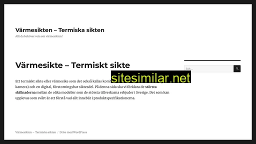 värmesikte.se alternative sites