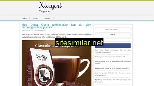 xtergent.se alternative sites