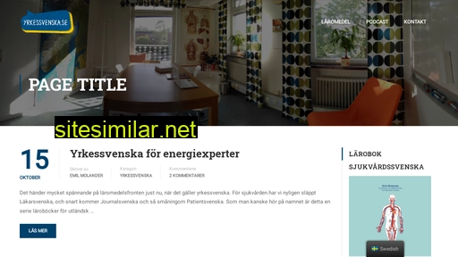 yrkessvenska.se alternative sites