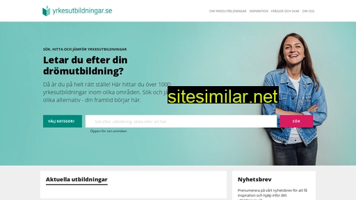 yrkesutbildningar.se alternative sites