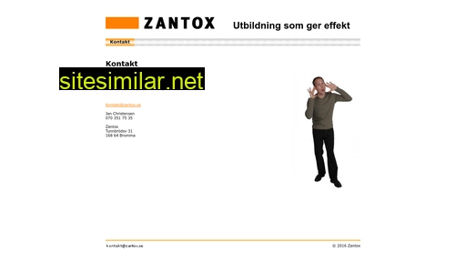 zantox.se alternative sites