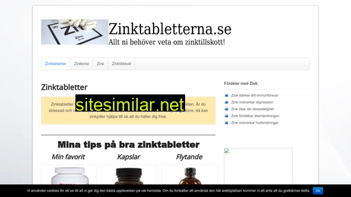 zinktabletterna.se alternative sites