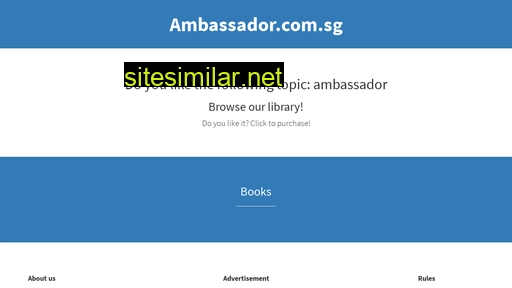Ambassador similar sites