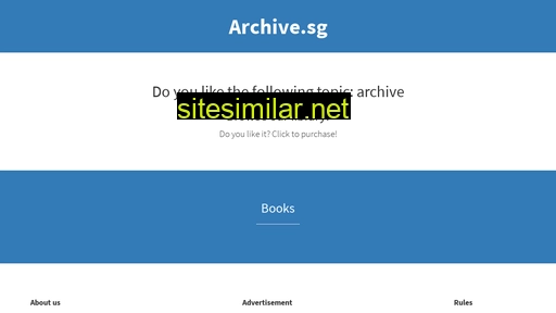 Archive similar sites