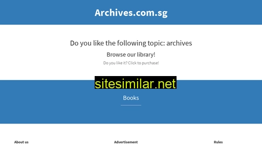archives.com.sg alternative sites