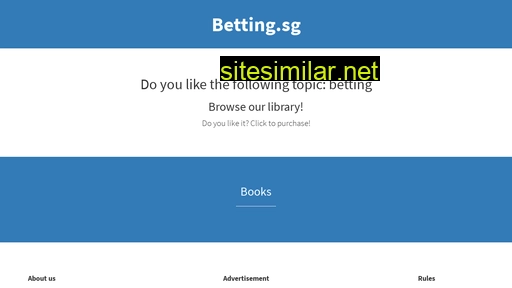 betting.sg alternative sites
