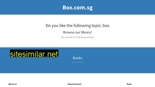 box.com.sg alternative sites