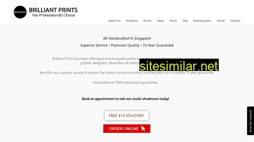 brilliantprints.com.sg alternative sites