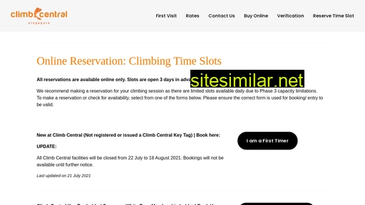 climbcentral.sg alternative sites