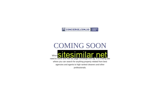 concierge.com.sg alternative sites