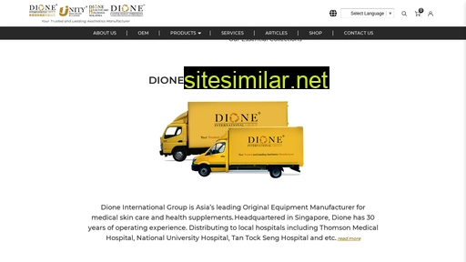 dioneinternational.com.sg alternative sites