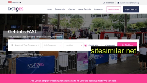 fastjobs.sg alternative sites