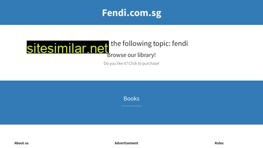 fendi.com.sg alternative sites