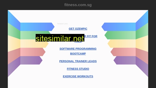 fitness.com.sg alternative sites