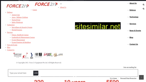 Force21 similar sites