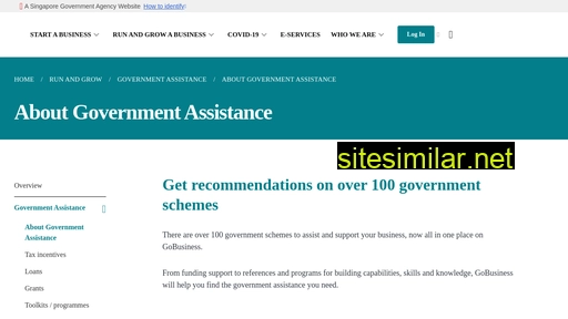 govassist.gobusiness.gov.sg alternative sites