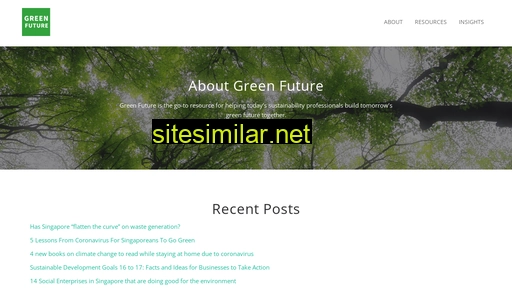 Greenfuture similar sites