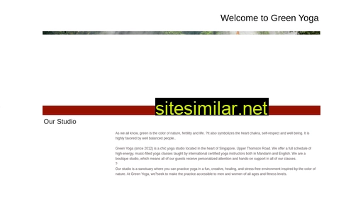 greenyoga.com.sg alternative sites