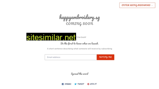 happyembroidery.sg alternative sites