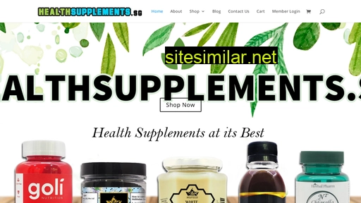 healthsupplements.sg alternative sites