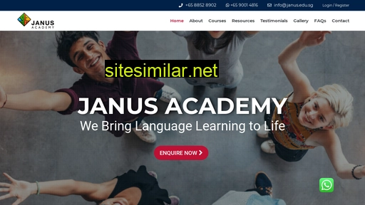 janus.edu.sg alternative sites