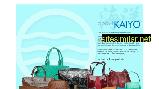 kaiyo.com.sg alternative sites