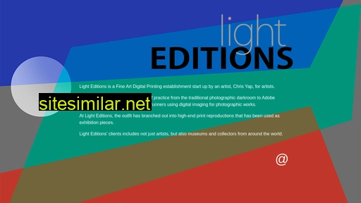 lighteditions.com.sg alternative sites