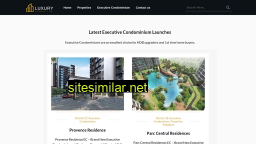 luxuryproperty.sg alternative sites