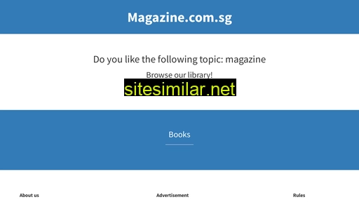 magazine.com.sg alternative sites