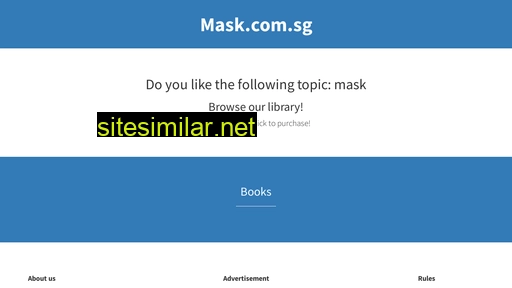 mask.com.sg alternative sites