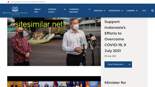 mfa.gov.sg alternative sites