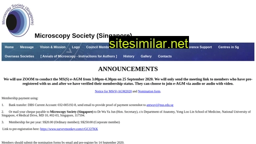 microscopy.org.sg alternative sites