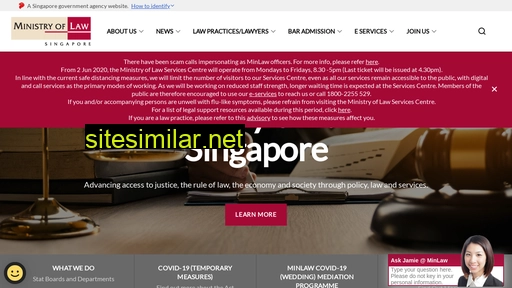 mlaw.gov.sg alternative sites
