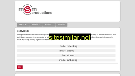 msm-productions.sg alternative sites