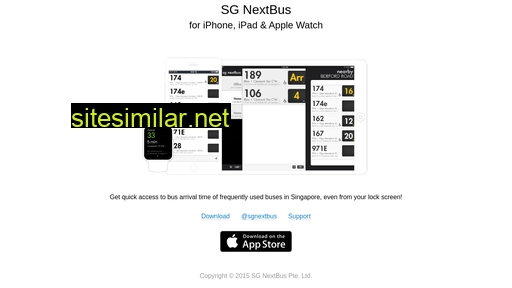 nextbus.sg alternative sites