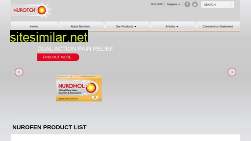 nurofen.com.sg alternative sites