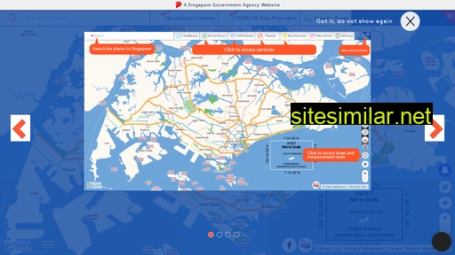 onemap.gov.sg alternative sites