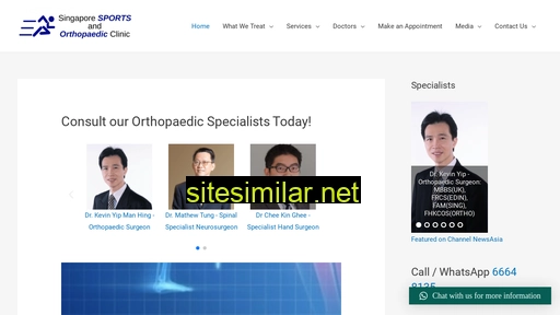 orthopaedicclinic.com.sg alternative sites
