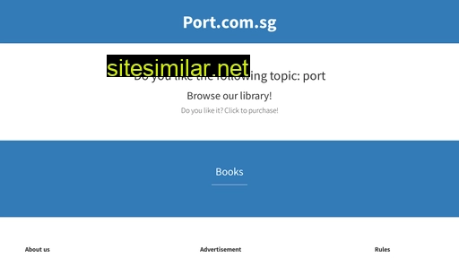 port.com.sg alternative sites