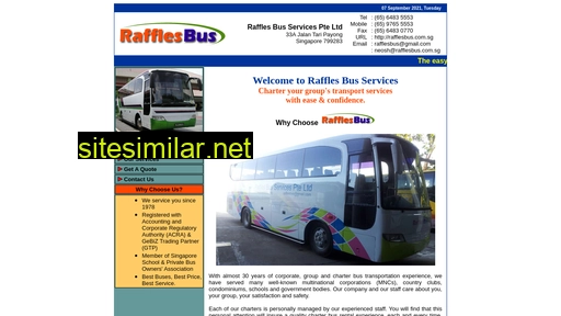 rafflesbus.com.sg alternative sites