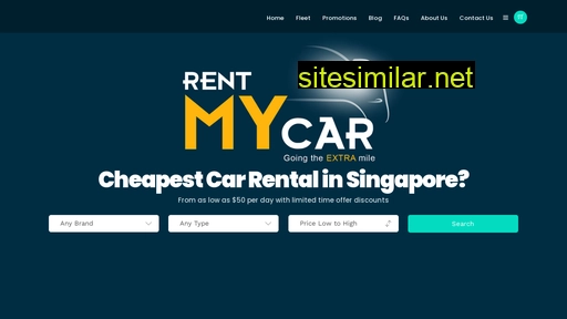 rentmycar.com.sg alternative sites