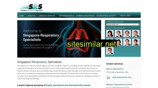 respiratoryspecialists.com.sg alternative sites