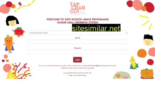 Sats-schoolmeals similar sites