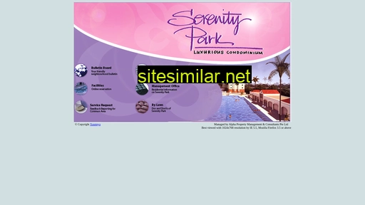 serenitypark.com.sg alternative sites