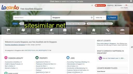 singapore.locanto.sg alternative sites