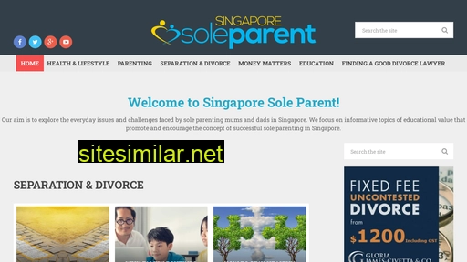 singaporesoleparent.com.sg alternative sites