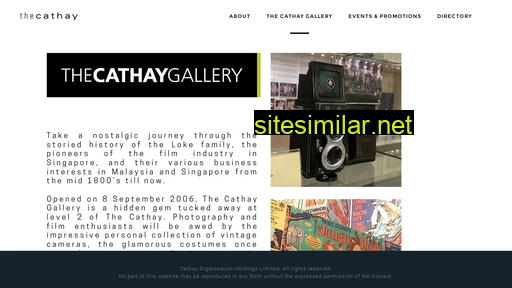 thecathaygallery.com.sg alternative sites