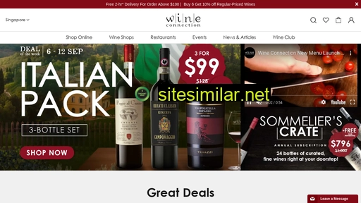 wineconnection.com.sg alternative sites